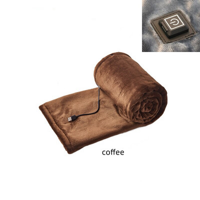 Flanel USB 5V Încălzitor mai gros Pătură dublă încălzită Saltea Termostat Pătură electrică Încălzitor de corp Tampă de încălzire pentru birou acasă
