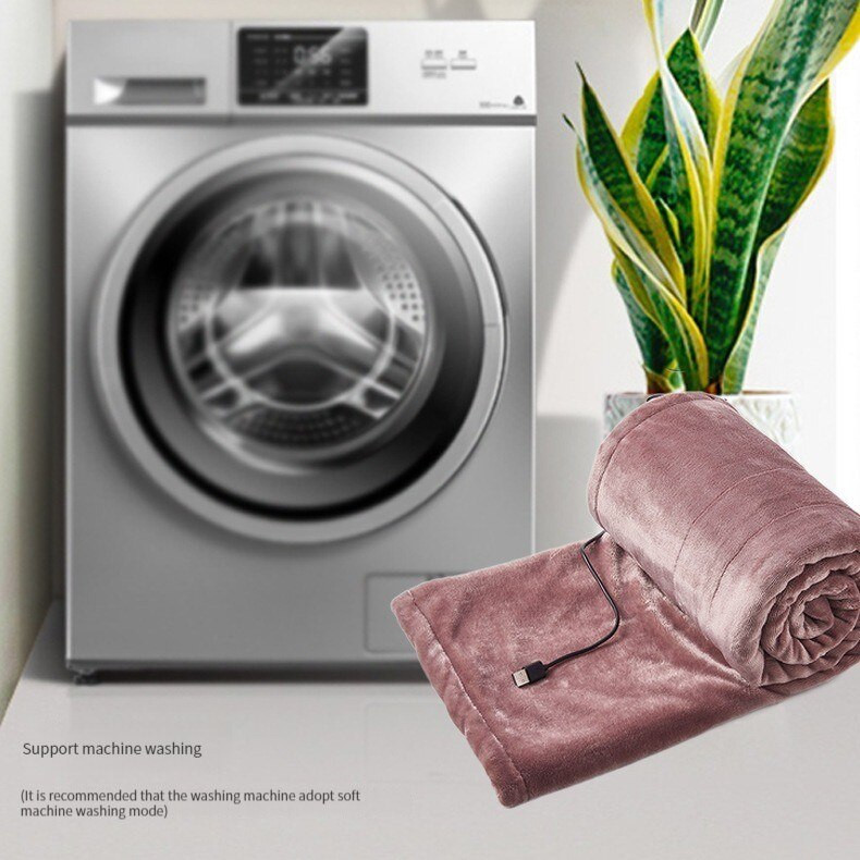 Flanel USB 5V Încălzitor mai gros Pătură dublă încălzită Saltea Termostat Pătură electrică Încălzitor de corp Tampă de încălzire pentru birou acasă