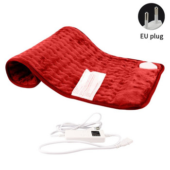 6 нива за облекчаване на болката Електрическо одеяло US EU Plug Timing Нагревателна подложка за гръб Топла паста Подложки