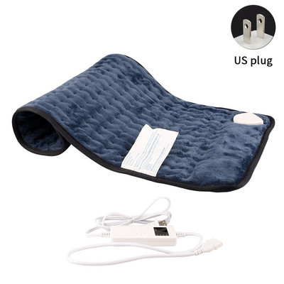 6-úrovňová elektrická deka na úľavu od bolesti, US EU zástrčka, vyhrievacia podložka na časovanie zástrčky pre chrbát, teplé pastové podložky