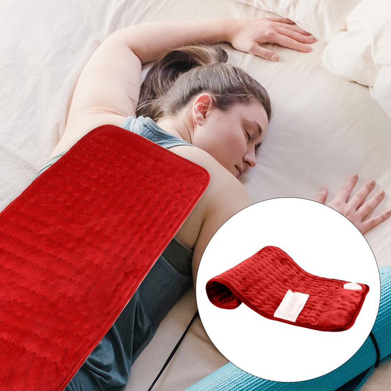 6-úrovňová elektrická deka na úľavu od bolesti, US EU zástrčka, vyhrievacia podložka na časovanie zástrčky pre chrbát, teplé pastové podložky