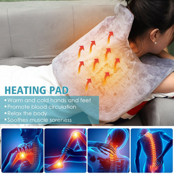 Интелигентно електрическо нагревателно одеяло с 3 предавки за облекчаване на болки в гърба и шията, облекчаване на болки в раменете, топлинна терапия, зимно термично одеяло