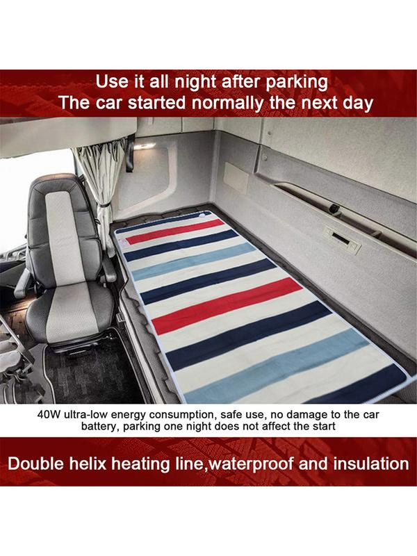 Elektrická deka 12/24V hrubšia ohrievacia deka vyhrievaná deka matrac termostat elektrická vyhrievacia deka zimný ohrievač tela