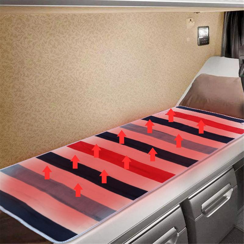 Elektrická deka 12/24V hrubšia ohrievacia deka vyhrievaná deka matrac termostat elektrická vyhrievacia deka zimný ohrievač tela