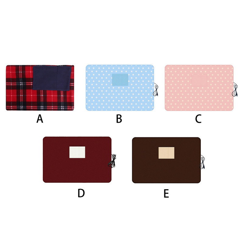 Pătură electrică Încălzitor mai gros Încălzitor de corp USB 65x88cm Pătură încălzită Termostat Pătură de încălzire electrică Încălzire electrică