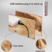Vyhrievacia podložka Praktická dvojvrstvová ľahko prenosná vyhrievaná deka na kolená pre domácnosť