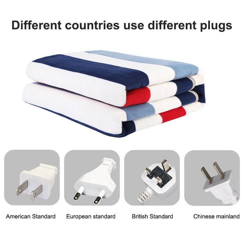 LED elektrická vyhrievaná deka s dvojitým ovládaním 220/110V, hrubšia vyhrievaná deka, matrac s termostatom, elektrická vyhrievacia deka, zimný ohrievač, nový