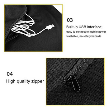 45x80 см USB електрическо нагревателно шалте Може да се мие 3 настройки на топлината с функция за синхронизиране Отопляемо одеяло