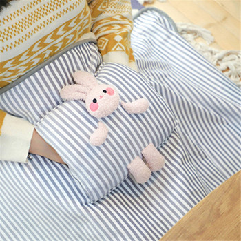 Μαλακή βελούδινη ηλεκτρική κουβέρτα USB Φορητή κουβέρτα με χαριτωμένα κουνέλι φανέλα για θέρμανση χειρός για χειμερινή εστία
