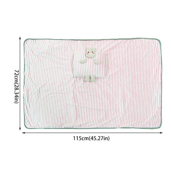 Μαλακή βελούδινη ηλεκτρική κουβέρτα USB Φορητή κουβέρτα με χαριτωμένα κουνέλι φανέλα για θέρμανση χειρός για χειμερινή εστία