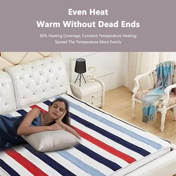 Ηλεκτρική κουβέρτα οικιακής θέρμανσης 9 επίπεδα θέρμανσης Εξοικονόμηση ενέργειας Κουβέρτα θέρμανσης μονής/διπλής χειρισμού