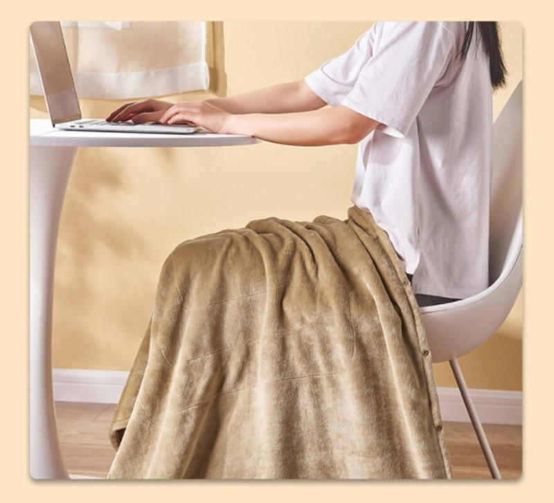 5V USB nabíjacia elektrická deka, multifunkčná prenosná zimná teplá vykurovacia podložka, prateľná v práčke, pohodlný termostat 140x80cm