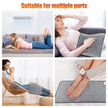 59*30cm Microplush Electric Therapy Heating Pad 3 Level Timeming Ηλεκτρική κουβέρτα για κοιλιά Μέση ανακούφιση από τον πόνο στην πλάτη Winter Warmer