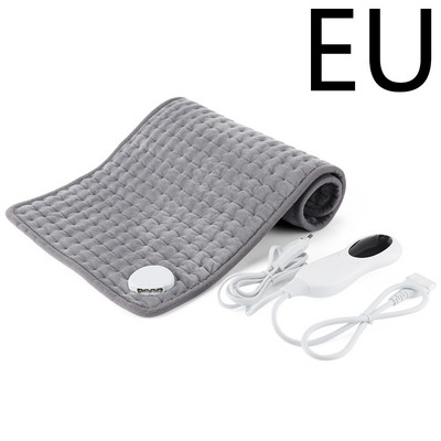 59*30cm mikroplyšová elektrická terapeutická vyhrievacia podložka s 3 úrovňami načasovania elektrická deka na úľavu od bolesti brucha, pása a chrbta v zime