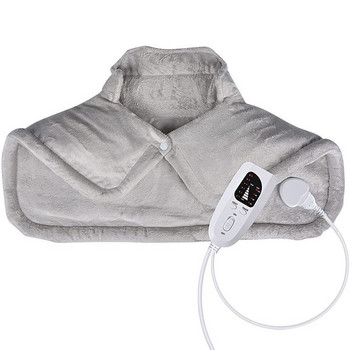 Зимни топли носими електрически одеяла Отопляеми шалове Одеяла Коралово руно Фланела Електротермални одеяла за рамена