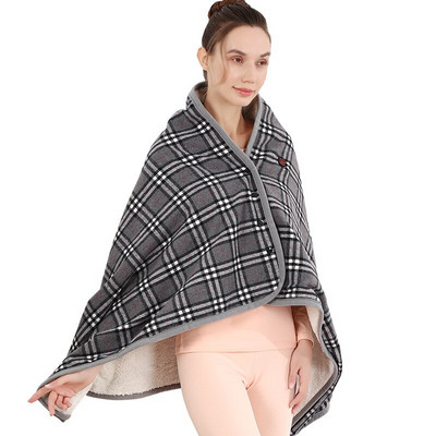 Elektricky vyhrievaná deka s nastaviteľným časovaním, teplá šatka, flanelová deka, zimná teplá domáca USB vyhrievaná deka 170x68cm