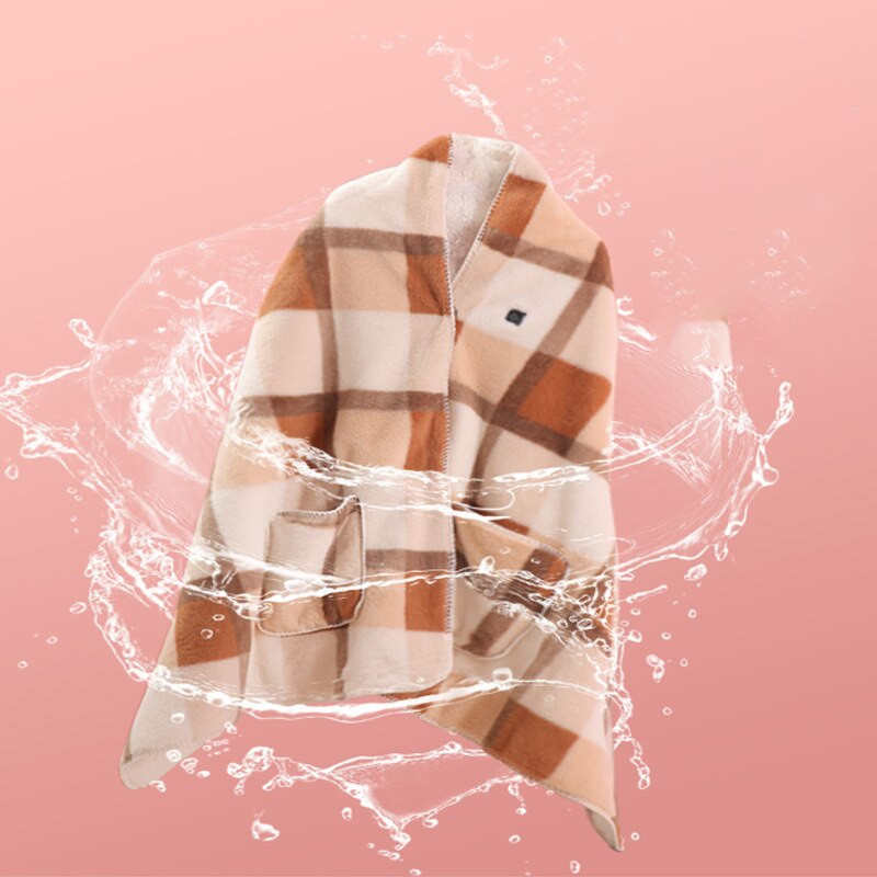 Elektricky vyhrievaná deka s nastaviteľným časovaním, teplá šatka, flanelová deka, zimná teplá domáca USB vyhrievaná deka 170x68cm