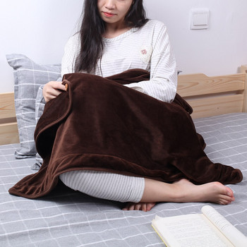 100x70 см електрическо отоплително одеяло, многофункционално плюшено топло шалте, зимна защита на домашния офис, по-топло одеяло