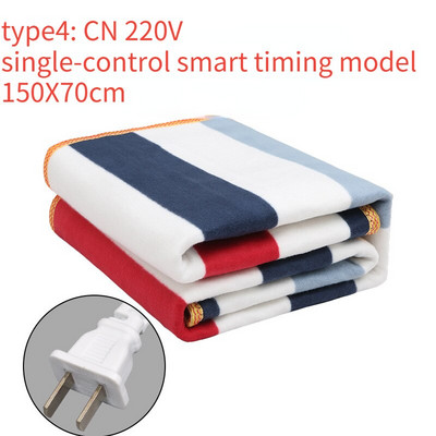 Elektrická deka, hrubá dvojitá, jednoduchá elektrická matraca, jednoduché dvojité ovládanie, 9 prevodových stupňov, inteligentné načasovanie, zimná teplá vykurovacia deka