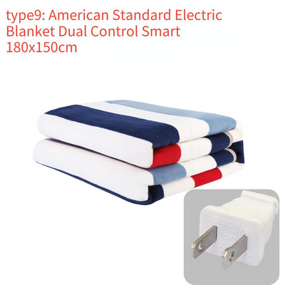 Elektrická deka, hrubá dvojitá, jednoduchá elektrická matraca, jednoduché dvojité ovládanie, 9 prevodových stupňov, inteligentné načasovanie, zimná teplá vykurovacia deka