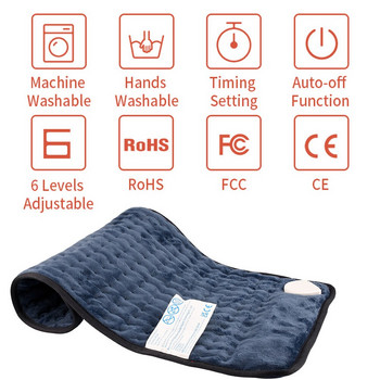 Ηλεκτρική κουβέρτα Usb Ρυθμιζόμενη κουβέρτα χειμερινής θέρμανσης Θερμότερη φυσιοθεραπεία Θερμαντήρας USB λαιμού πλάτης 6 επιπέδων στομαχικός πόνος στους ώμους