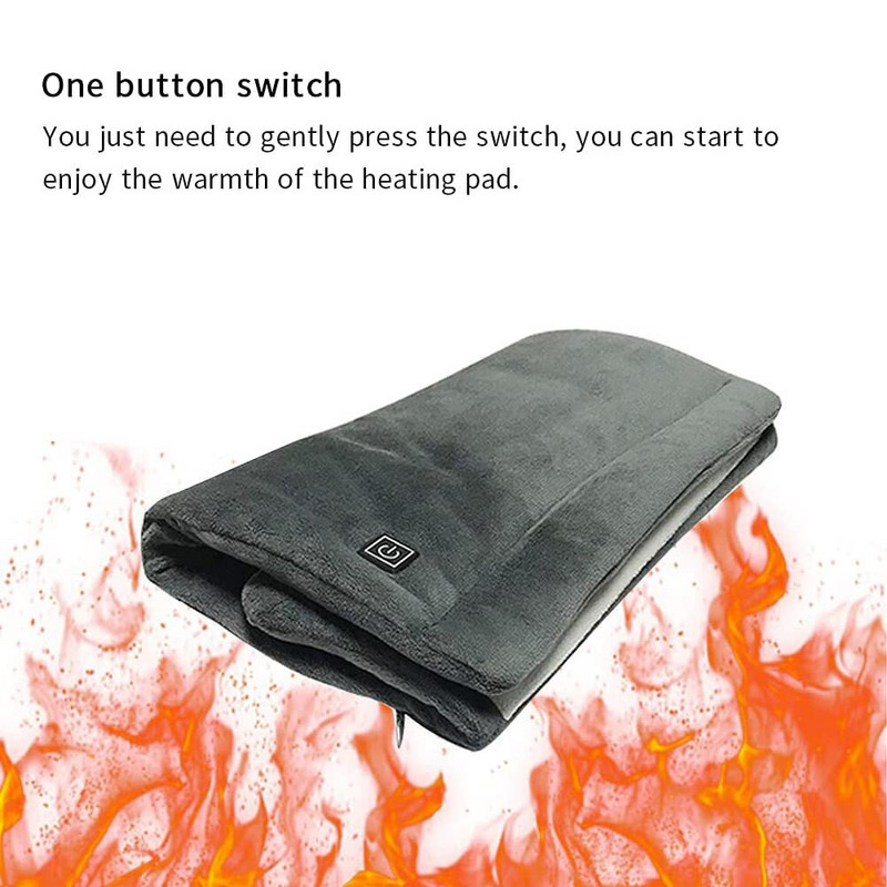 Elektrický ohrievač stola, ohrievač s USB nabíjaním, úsporný teplý kryt na nohy, vyhrievacie podložky na nohy pre domáce použitie v spálni
