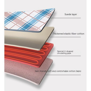 Електрическо одеяло По-дебело нагревателно одеяло Матрак Термостат Електрическо отоплително одеяло Зимно топло за тяло