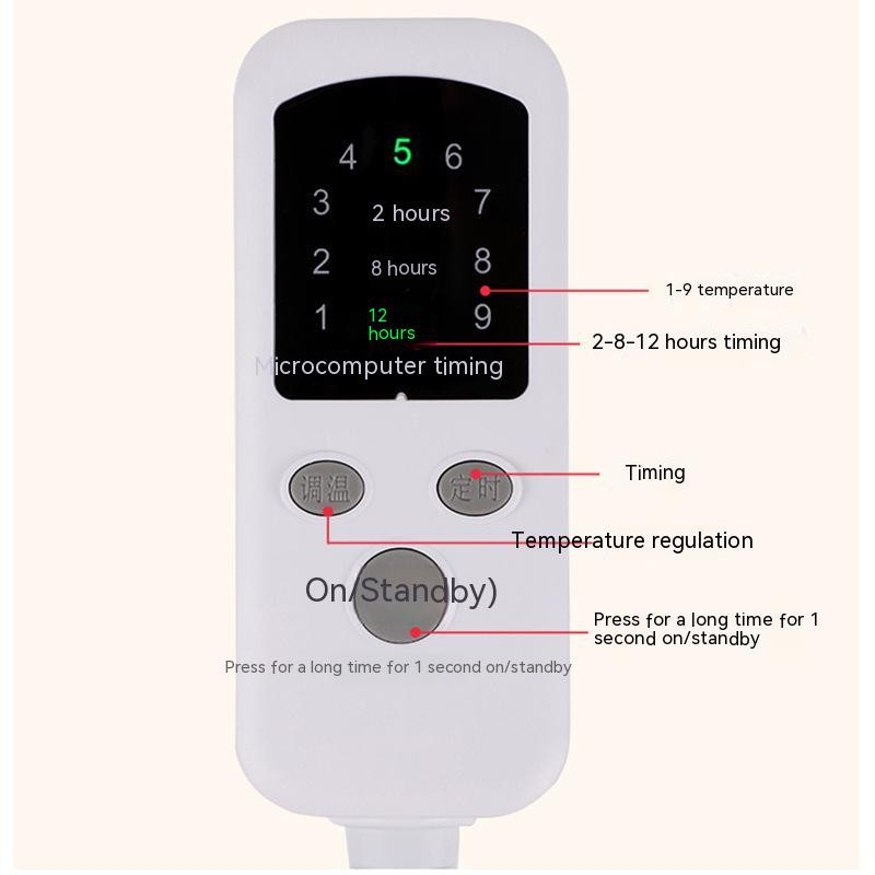 Elektrická deka, hrubšia ohrievacia deka, matrac s termostatom, elektrická ohrievacia deka, zimný ohrievač tela