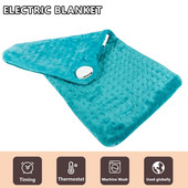 Elektrické prikrývky Microplysh Vyhrievacia podložka na brucho, pás, chrbát, úľava od bolesti, zimný ohrievač, regulátor tepla na ramená, krk a chrbticu