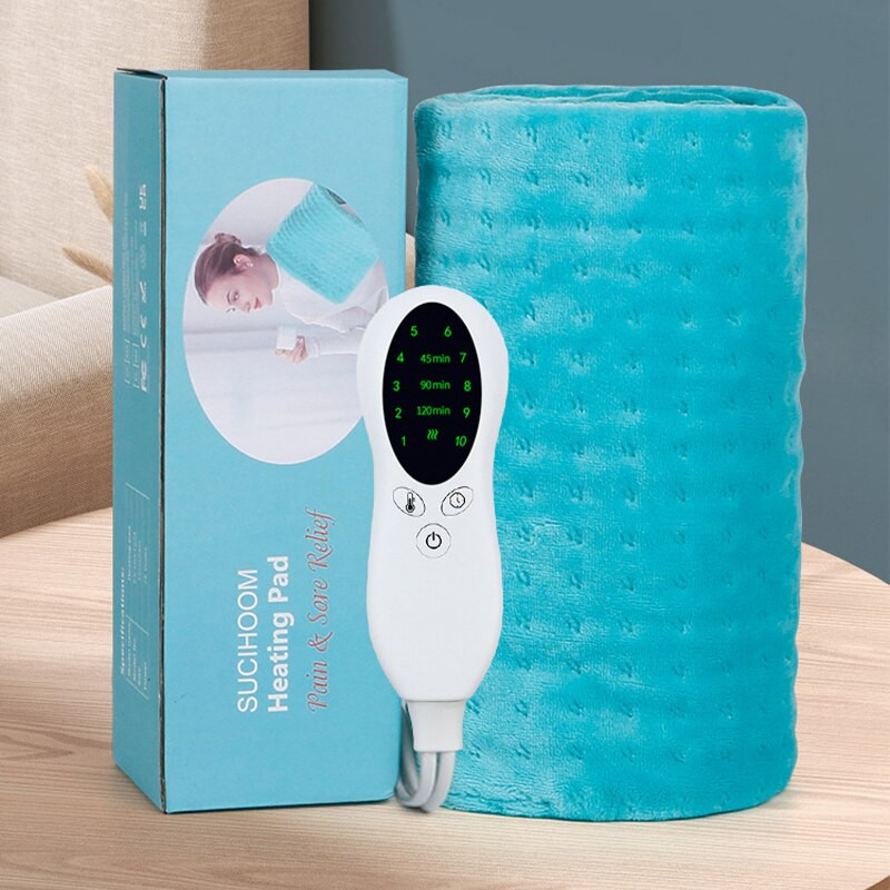 Elektrické prikrývky Microplysh Vyhrievacia podložka na brucho, pás, chrbát, úľava od bolesti, zimný ohrievač, regulátor tepla na ramená, krk a chrbticu