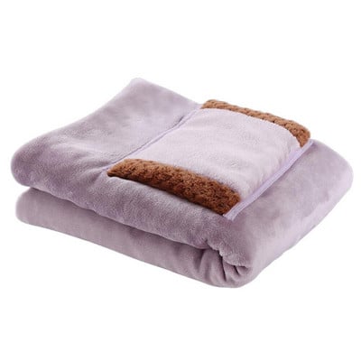 USB fűtött takaró Otthoni irodai elektromos takarók Hordozható fűtőbetét Flanel Mosható Power Bank melegítő takaró melegítő betét