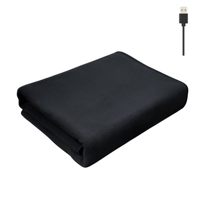 Pătură electrică încălzită șal moale iarnă cald lavabil USB control sincronizare sigur, ține cald șal fustă acoperire pături pentru picioare