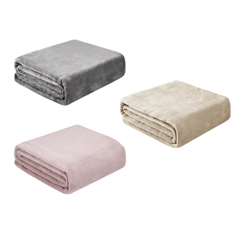 Elektrická nabíjateľná USB nositeľná vyhrievaná plyšová deka na zimu