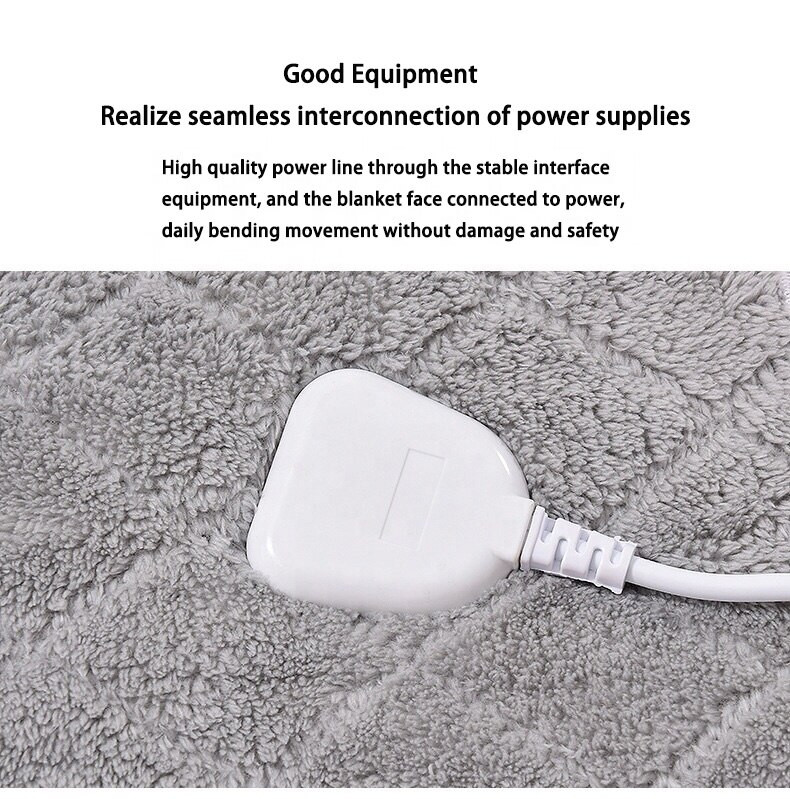 Zimná elektrická vyhrievaná deka 220V na ohrievanie postelí