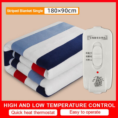 Elektrická vyhrievaná deka 220V hrubšia vyhrievacia deka s termostatom, koberec pre dvojité zimné ohrievače, elektrický matrac