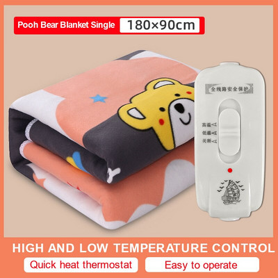 Elektrická vyhrievaná deka 220V hrubšia vyhrievacia deka s termostatom, koberec pre dvojité zimné ohrievače, elektrický matrac