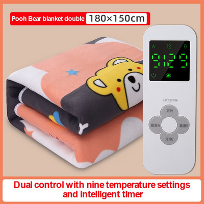 Elektrická vyhrievaná deka 220V hrubšia vyhrievacia deka s termostatom, koberec pre dvojité zimné ohrievače, elektrický matrac