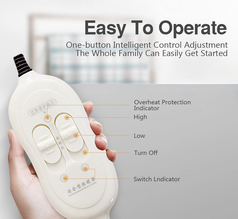 Elektrická deka, hrubší ohrievač, dvojitý ohrievač tela, 150*120 cm, vyhrievaná deka s termostatom, elektrická vyhrievacia deka