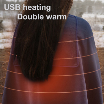 Θερμαινόμενα μαξιλαράκια ασφαλείας χειμερινού θερμού θερμοστάτη 5v Ηλεκτρική θερμαντική κουβέρτα μονής στρώσης Θερμαντική κουβέρτα φυσιοθεραπείας για ανακούφιση από τον πόνο