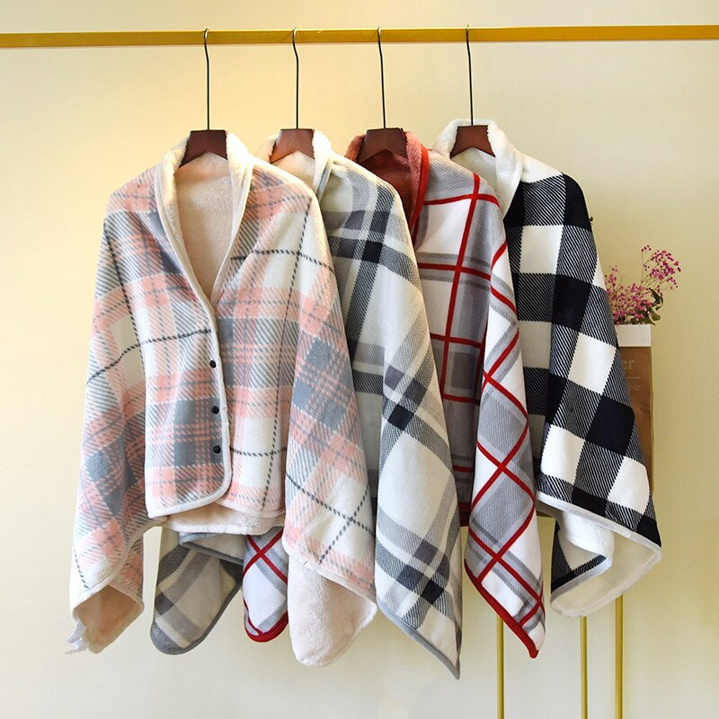 5V USB vyhrievaná deka inteligentný nastaviteľný časovač ohrievača nositeľný vyhrievaný šál mäkký elektrický matrac vyhrievaná deka 140x80CM