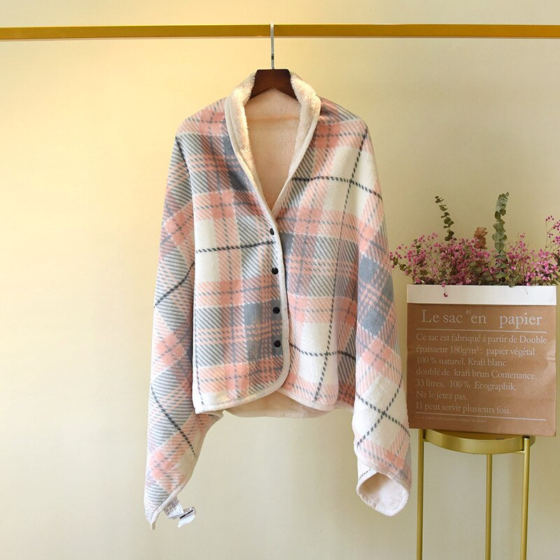 5V USB vyhrievaná deka inteligentný nastaviteľný časovač ohrievača nositeľný vyhrievaný šál mäkký elektrický matrac vyhrievaná deka 140x80CM