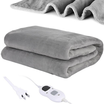 Фланелено зимно електрическо одеяло Многофункционално миещо се 6 нива на отопление Автоматично изключване Отоплително одеяло Миещо се одеяло
