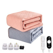 Bezpečné domáce použitie, elektrická deka vo viacerých farbách s termostatom, hrubší ohrievač, dvojitý ohrievač tela, vyhrievaná deka, elektrické kúrenie