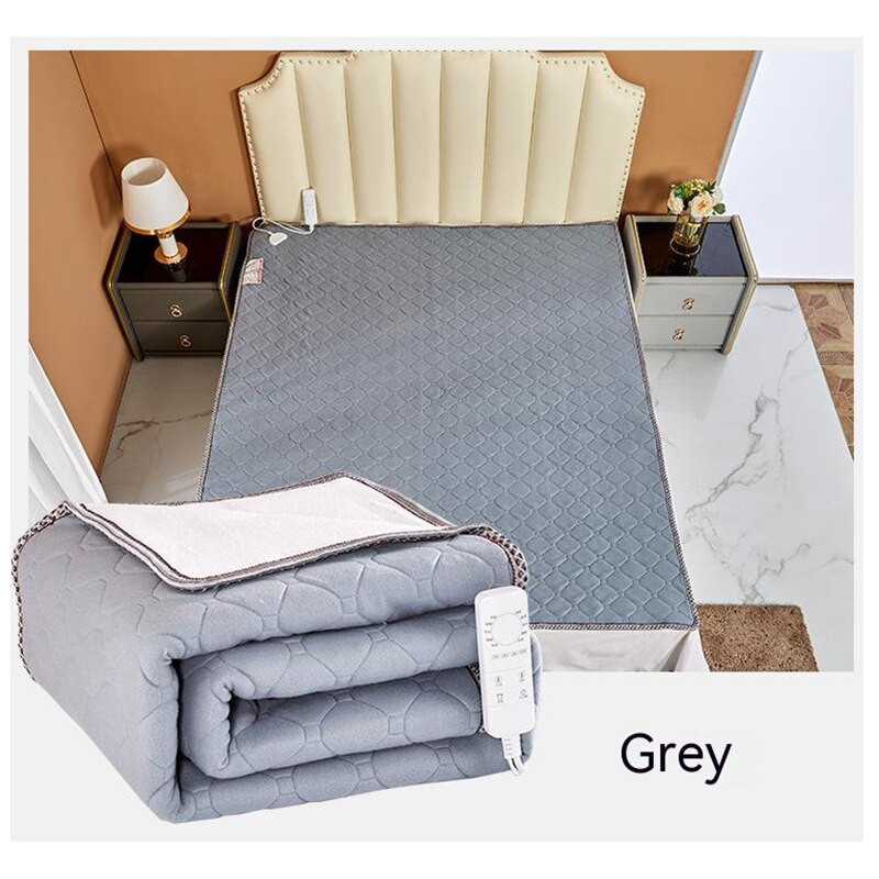 Bezpečné domáce použitie, elektrická deka vo viacerých farbách s termostatom, hrubší ohrievač, dvojitý ohrievač tela, vyhrievaná deka, elektrické kúrenie