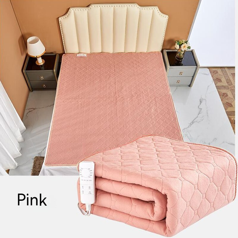 Bezpečné domáce použitie, elektrická deka vo viacerých farbách s termostatom, hrubší ohrievač, dvojitý ohrievač tela, vyhrievaná deka, elektrické kúrenie