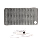 Tampă de încălzire lavabilă, reutilizabilă, ameliorarea durerii, flanel moale, pătură electrică universală pentru spate, 6 nivele, priză SUA, sincronizare practică