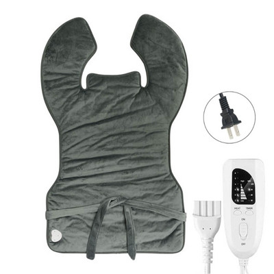 Rýchlo vyhrievaná vyhrievacia podložka so šiestimi nastaveniami teploty, umývateľná a nastaviteľná teplota, nositeľná vyhrievaná podložka na krk a chrbát B03D