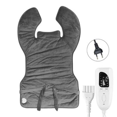 Rýchlo vyhrievaná vyhrievacia podložka so šiestimi nastaveniami teploty, umývateľná a nastaviteľná teplota, nositeľná vyhrievaná podložka na krk a chrbát B03D