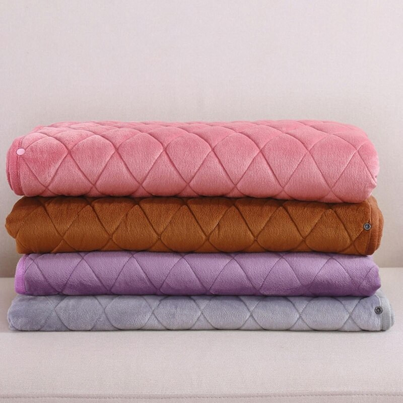 Електрическо отопляемо одеяло с 3 нива на отопление Меко нагревателно шалте с бързо нагряване Използване за домашен офис Зимен нагревател B03E