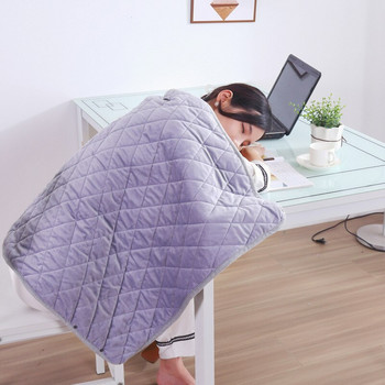 USB многофункционално загряващо одеяло за шал 5V електрическо одеяло с ниско напрежение Отоплително одеяло Офис, закупено покрито и износено